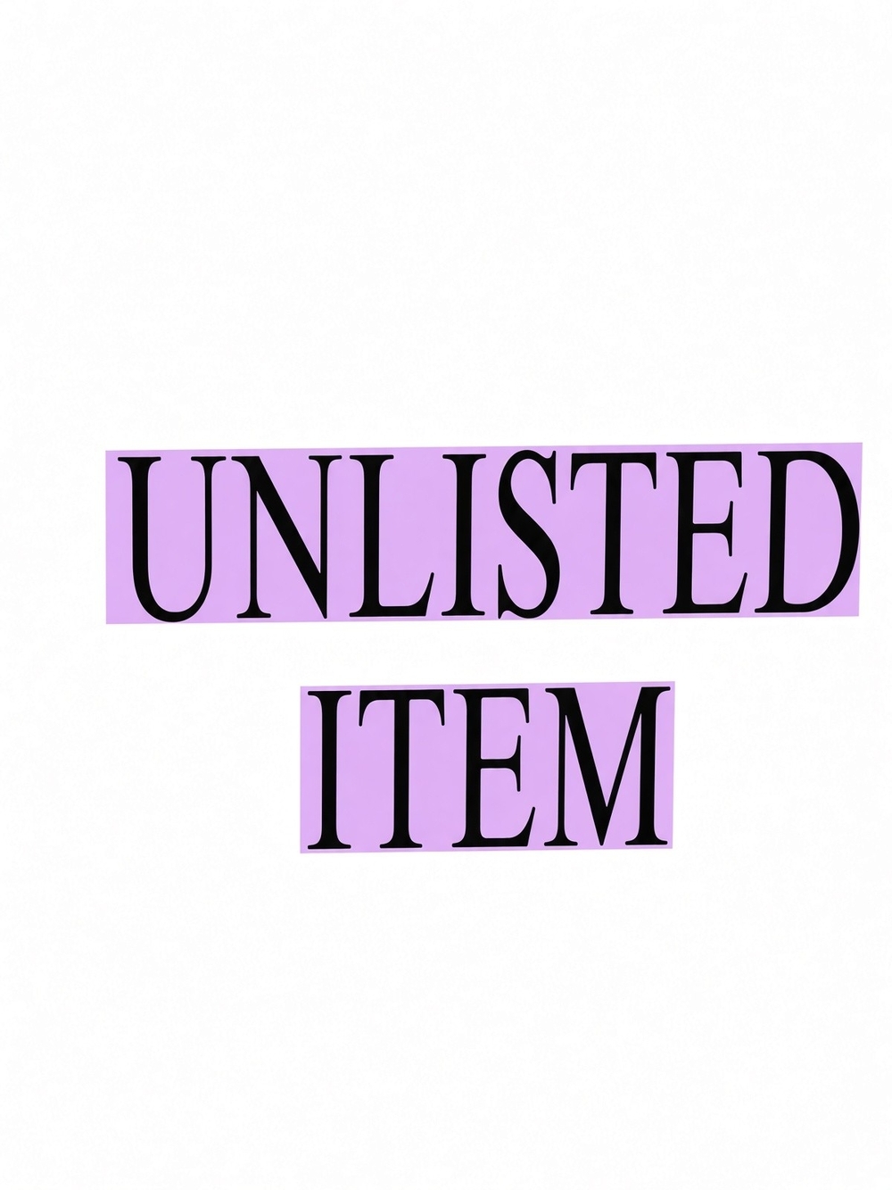 UNLISTED ITEMS - Women Accessories - Picture 2 of 3